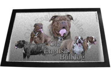 Designer Fussmatte Old English Bulldog
