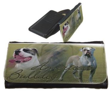 Frauen Geldbörse Brieftasche American Bulldog 1