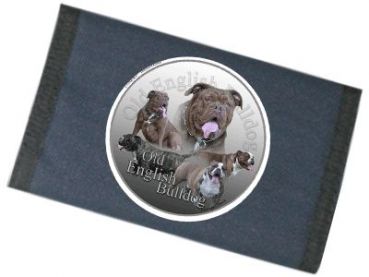 Männer Geldbörse Brieftasche Old English Bulldog