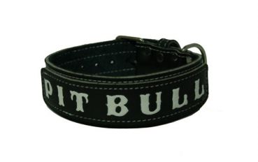 Pit Bull Leder Halsband  5 cm breit