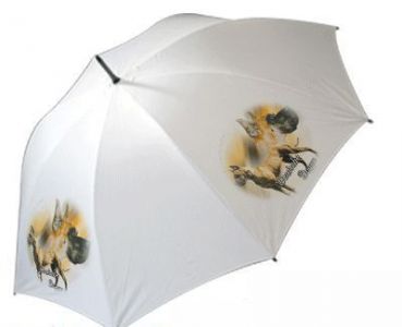 Regenschirm Motiv Deutsche Dogge 3 gelb / gestromt