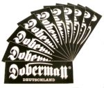 Doberman Deutschland Aufkleber