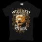 Preview: T-Shirt Pit Bull - Intelligent und Tapfer