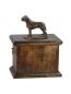 Preview: Urne Bullmastiff - 4045 Bull Mastiff Denkmal Statue Schatulle