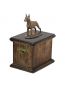 Preview: Urne Dobermann - 4048 Doberman Denkmal Statue Schatulle