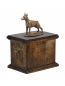 Preview: Urne Dobermann - 4048 Doberman Denkmal Statue Schatulle