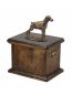 Preview: Urne Dobermann - 4049 Doberman Denkmal Statue Schatulle