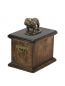 Preview: Urne Englische Bulldogge - 4042 English Bulldog Denkmal Statue Schatulle