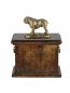 Preview: Urne Englische Bulldogge - 4088 English Bulldog Denkmal Statue Schatulle