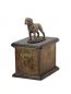 Preview: Urne Rottweiler - 4068 Denkmal Statue Schatulle