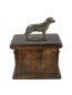 Preview: Urne Rottweiler - 4086 Denkmal Statue Schatulle