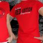 Preview: Staff Bull Girlie Shirt Motiv Red Staff