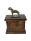Preview: Urne Staffordshire Bull Terrier - 4051 Bullterrier Denkmal Statue Schatulle