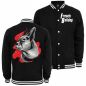 Preview: Baseballjacke French Bulldog Painting Kapuzenjacke