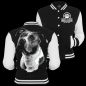 Preview: Mädels Baseballjacke American Staffordshire Terrier BOSS Kapuzenjacke