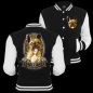 Preview: Mädels Baseballjacke French Bulldog ART Kapuzenjacke