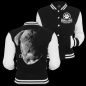 Preview: Mädels Baseballjacke Bordeaux Dogge BOSS Kapuzenjacke