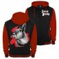 Preview: Baseballjacke French Bulldog Painting Kapuzenjacke