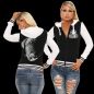 Preview: Mädels Baseballjacke Bordeaux Dogge BOSS Kapuzenjacke