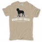 Preview: Männer T-Shirt Bordeaux Dogge - Familie ist alles