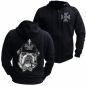 Preview: Kapuzenjacke Hoodie Bulldogge - Masse braucht Platz