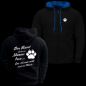 Preview: Kapuzenjacke Hoodie Der Hund ist dir im Sturme treu