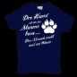 Preview: T-Shirt Der Hund ist dir im Sturme treu