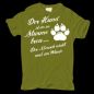 Preview: T-Shirt Der Hund ist dir im Sturme treu