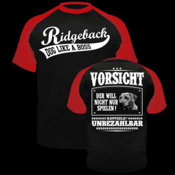 T-Shirt Ridgeback VORSICHT