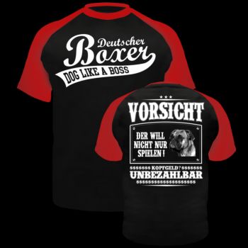 T-Shirt Deutscher Boxer Vorsicht