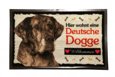 Fussmatte Deutsche Dogge Hund Great Dane Fussabtreter