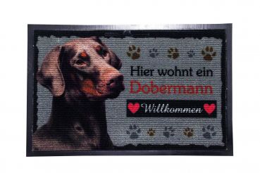 Fussmatte Doberman