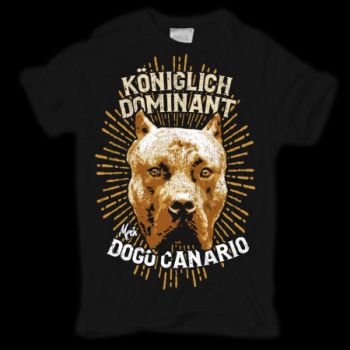 T-shirt Dogo Canario - Königlich Dominant