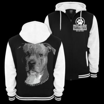 Baseballjacke Staffordshire Bullterrier BOSS Kapuzenjacke