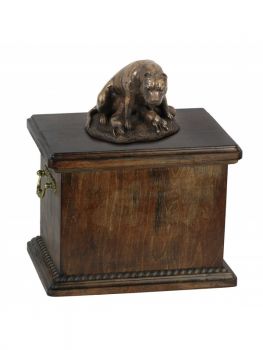 Urne American Staffordshire Terrier - 4027 Denkmal Statue Schatulle