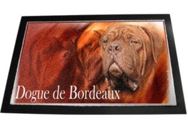 Designer Fussmatte Bordeaux Dogge 1