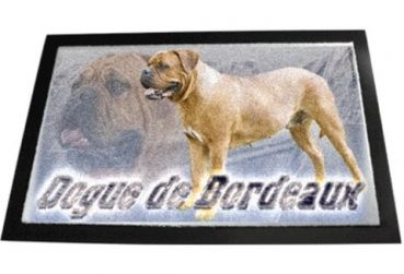Designer Fussmatte Bordeaux Dogge 3