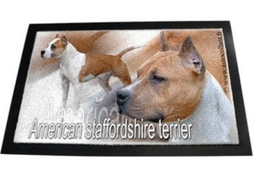 Designer Fussmatte American Staffordshire Terrier