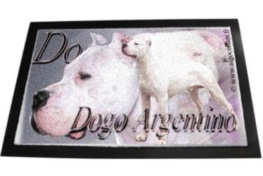 Designer Fussmatte Dogo Argentino 1