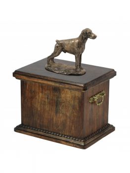 Urne Dobermann - 4049 Doberman Denkmal Statue Schatulle