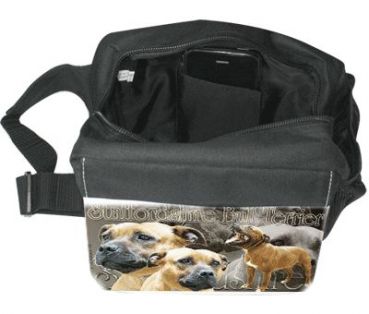 Gürteltasche / Bauchtasche Staffordshire Bullterrier 1 braun