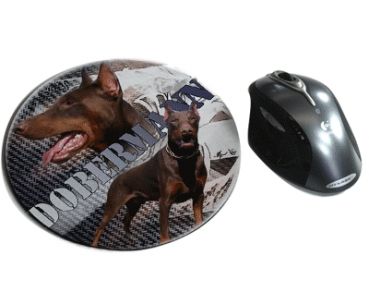 Mousepad Dobermann 2 braun