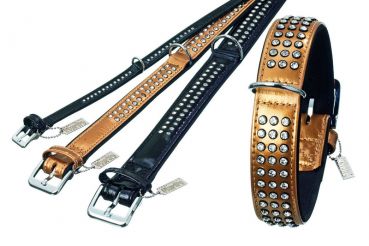 PASSION Halsband Lackleder mit Strass