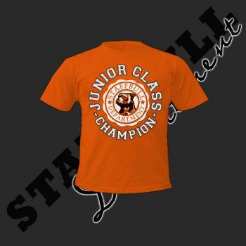 Staff Bull Kinder T-Shirt Motiv Junior Class orange