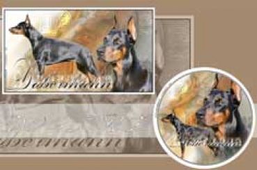 Tischmatte Dobermann 1