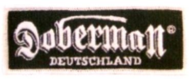 Doberman Deutschland Aufnäher / Metallpins