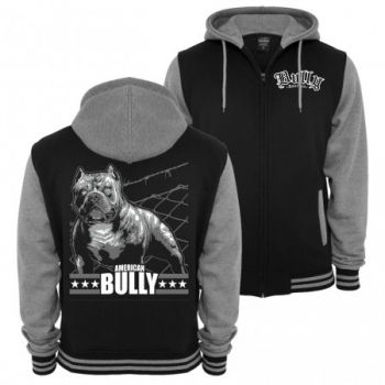 Baseball Jacke American Bully MACHINE Kapuzenjacke