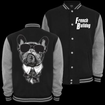 Baseballjacke French Bulldog CHEF Kapuzenjacke