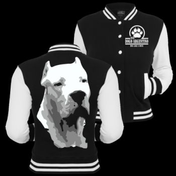 Mädels Baseballjacke Dogo Argentino BOSS Kapuzenjacke