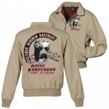 Harrington Jacke Die Rasse Kampfhund gibt es nicht